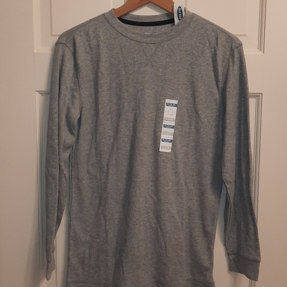*NEW* sz L 10 gray thermal top - Picture 1 of 4